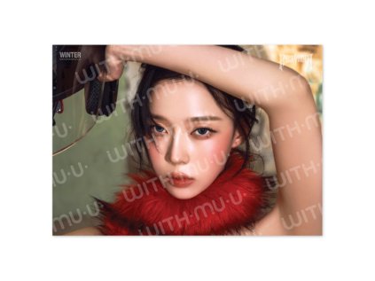 aespa a4 photo winter kpop merch 8800315519059