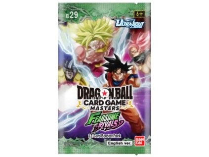 dragon ball super tcg masters fearsome rivals new series set 2 b29 booster pack 810158835627