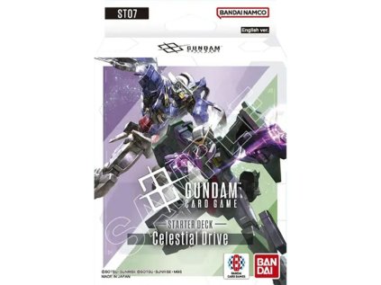 gundam tcg starter deck celestial drive st 07 811039035662
