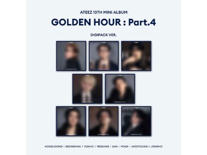 ateez golden hour part 4 digipack version kpop album 8803581204049