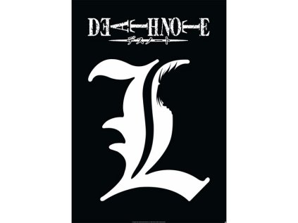 death note l symbol poster 91 5 x 61 cm 3760116317436 1