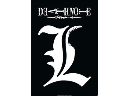 Death Note L Symbol Poster 91,5 x 61 cm