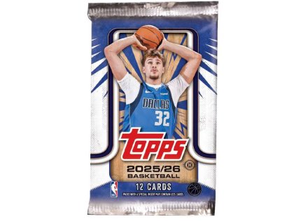 nba karty topps basketball 2025 2026 hobby booster pack 887523172829