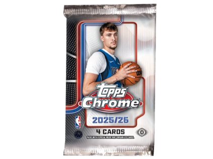 nba karty topps chrome basketball 2025 2026 value booster pack 887523172850