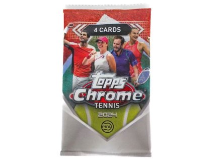 tenisove karty 2024 topps chrome tennis blaster booster pack 887523173062