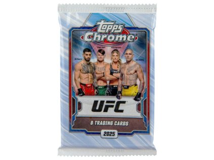 ufc karty topps chrome 2025 mega booster pack 887523173543