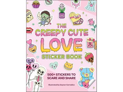 creepy cute love sticker book 500 stickers to scare and share kniha nalepiek 9781507225073 1