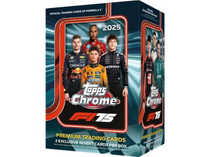 formula 1 karty topps chrome 2025 value booster box 0887521146123