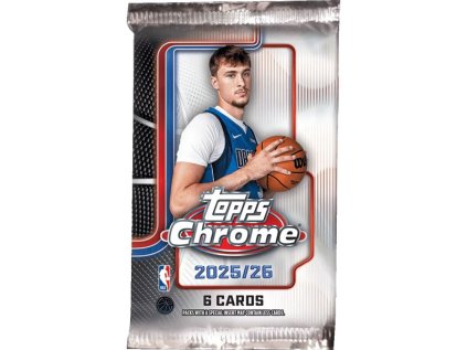 nba karty topps chrome basketball 2025 2026 mega booster pack 5053307078932