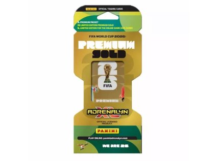 futbalove karty panini fifa world cup 2026 adrenalyn xl premium gold packet 8051708032178