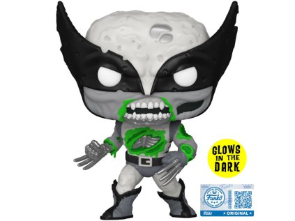 funko pop marvel zombies zombie wolverine glows in the dark special edition figurka 889698882613 1
