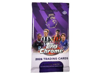 futbalove karty topps chrome premier league 2026 hobby booster pack 5053075197825 1