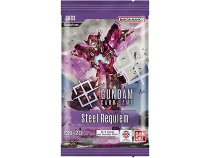 gundam tcg steel requiem booster pack gd 03 810158837157