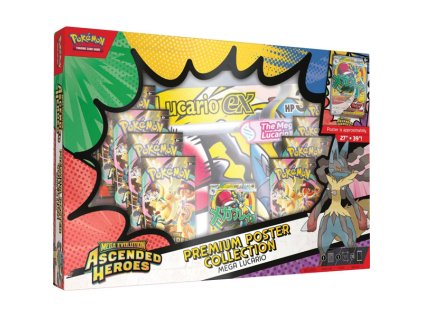 pokemon tcg mega evolution 02 5 ascended heroes premium poster collection mega lucario 1