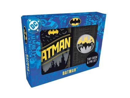DC Comics: Batman Tiny Book and Pin Set