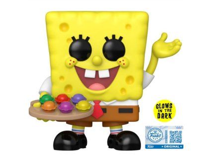 Funko POP! SpongeBob SquarePants: SpongeBob with Pretty Patties GITD Special Edition