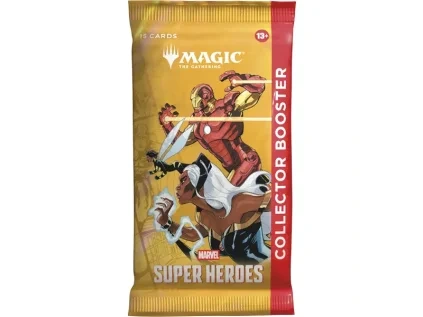 magic the gathering tcg marvel super heroes collector booster pack 195166314068