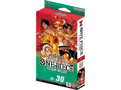one piece tcg ex luffy ace starter deck st 30 810158839977