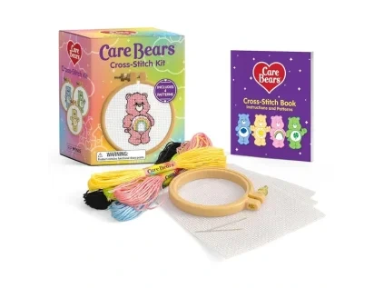care bears cross stitch kit includes 4 patterns miniature editions 9798894142814