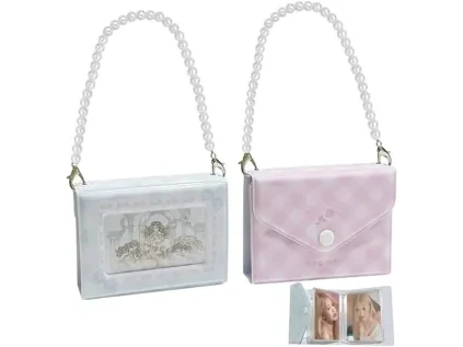 photocard binder with beaded chain 1