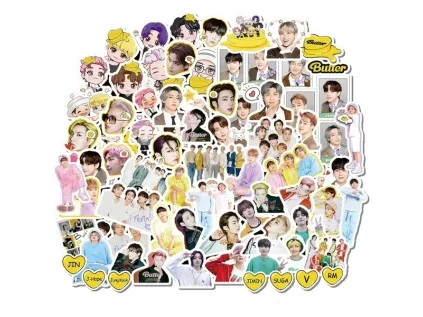 bts butter stickers 73 ks nalepky 1
