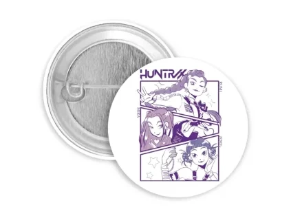 k pop demon hunters huntrix comics odznak