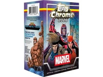 zberatelske karty 2026 topps chrome marvel comics value box 5053307083783 1