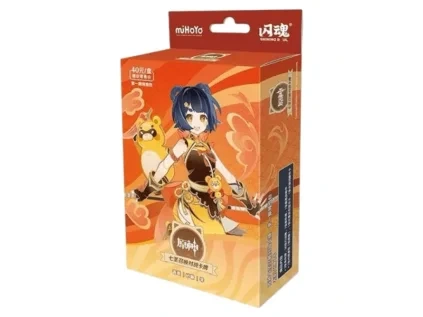 genshin impact tcg series 1 pre build starter deck 08 xiangling chinese version 6976645710366