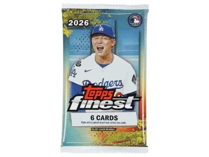mlb karty topps 2026 finest baseball mega booster pack 887521166206