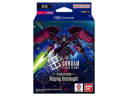 gundam tcg starter deck 12 raging onslaught st 12 810199502649