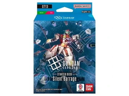 gundam tcg starter deck 13 silent barrage st 13 810199502670
