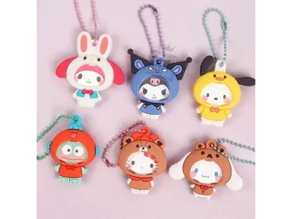 sanrio lovely change face keyring klucenka