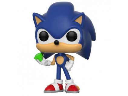 funko pop sonic the hedgehog sonic with emerald 889698201476