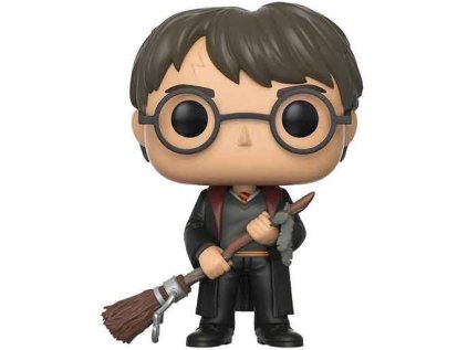 Funko POP! Harry Potter: Harry with Firebolt and Feather (Exclusive Edition)