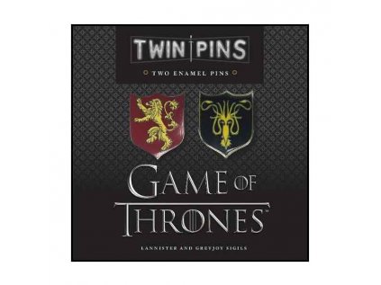Game of Thrones Odznaky Lannister and Greyjoy Sigils (2-Pack)