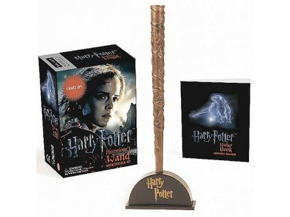 Harry Potter Hermione's Wand with Sticker Kit: Lights Up! (Miniature Editions)