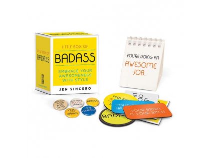 You Are a Badass Talking Button (Miniature Editions)