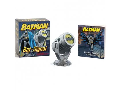 Batman: Bat Signal and Illustrated Book (Miniature Editions)