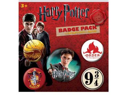 Harry Potter Gryffindor Odznaky (5-Pack)