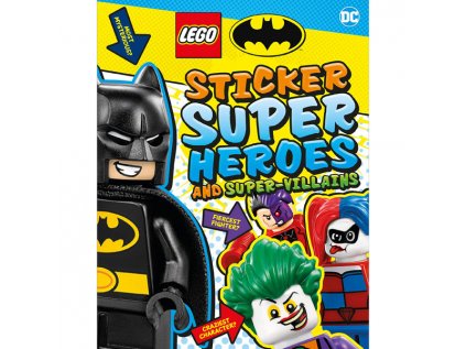 lego batman sticker super heroes and super villains lego sticker books