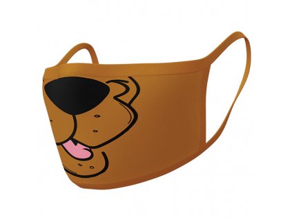 Rúška Scooby-Doo Face Masks Mouth 2-Pack
