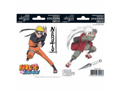 Naruto Shippuden Naruto and Jiraiya Nálepky 2-Pack (16 x 11cm)