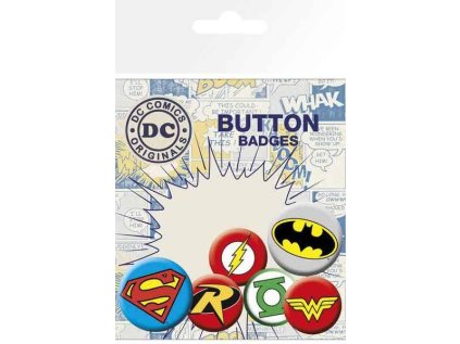 DC Comics Odznaky Logos (6-Pack)