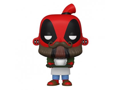 Funko POP! Marvel Deadpool 30th Anniversary: Coffee Barista Deadpool