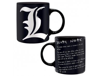 Death Note Šálka Symbol L and rules