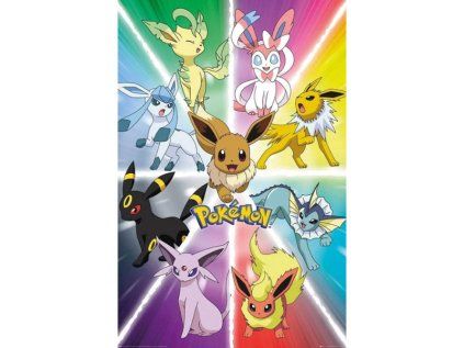 Pokémon Eevee Evolution (91,5 x 61 cm)