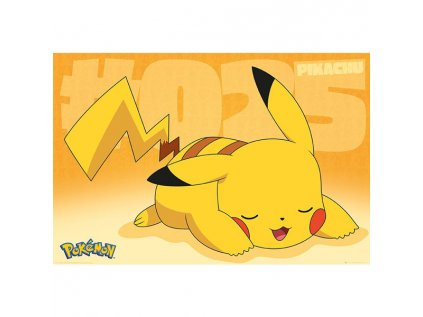 pokemon pikachu asleep 5028486485970