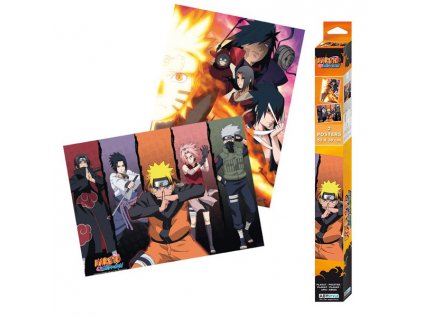 naruto shippuden groups posters 2 pack 3665361034964
