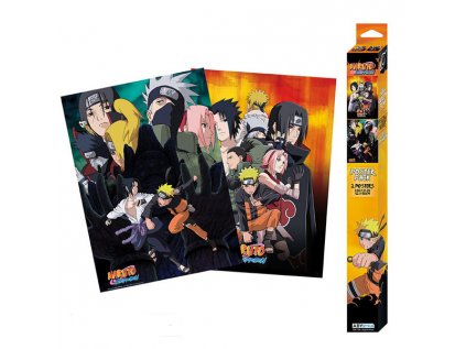 naruto shippuden ninjas posters 2 pack 3665361060222