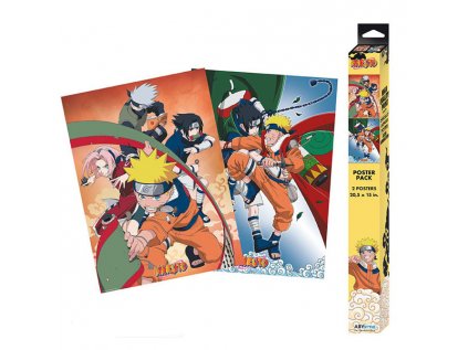 naruto shippuden team 7 posters 2 pack 3665361065364